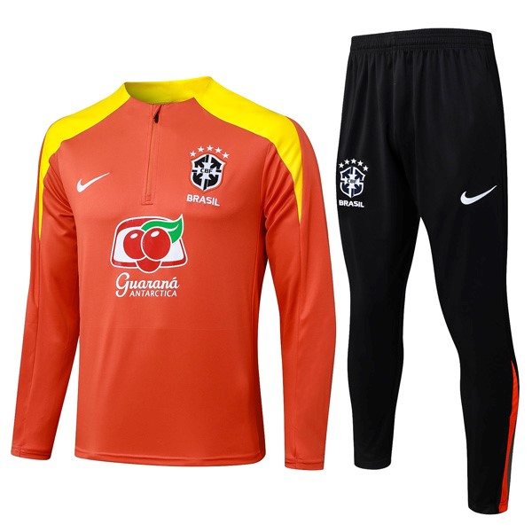 Sudadera De Training Brasil 2026/27 Naranja